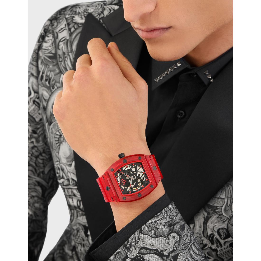 Philipp Plein Date Superlative 44 mm Black Dial Analog Men Watch- PWPTA0224