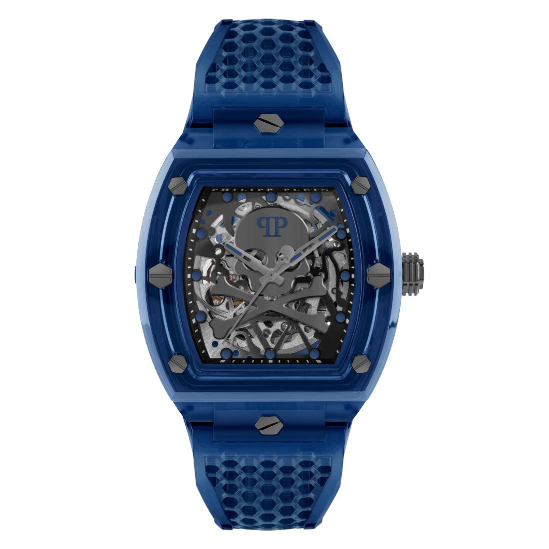 Philipp Plein Date Superlative 44 mm Grey Dial Analog Men Watch PWPTA0324