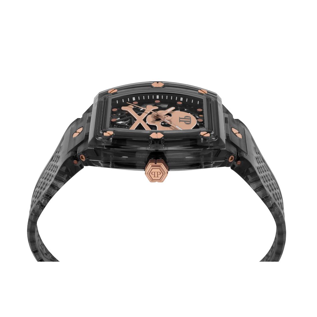 Philipp Plein Date Superlative 44 mm Black Dial Analog Men Watch- PWPTA0424