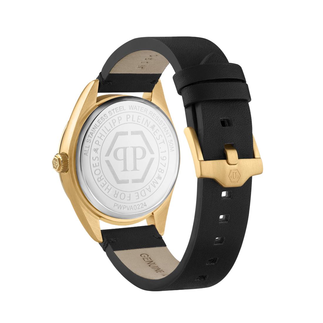 Philipp Plein Date Superlative 42 mm Black Dial Analog Men Watch- PWPVA0224