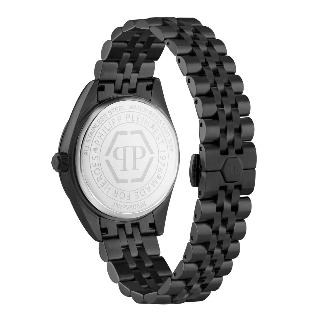 Philipp Plein Date Superlative 42 mm Black Dial Analog Men Watch- PWPVA0624