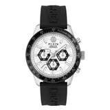 Philipp Plein Date Superlative 44 mm Silver Dial Analog Men Watch PWPYA0124