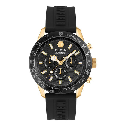 Philipp Plein Date Superlative 44 mm Black Dial Analog Men Watch- PWPYA0224