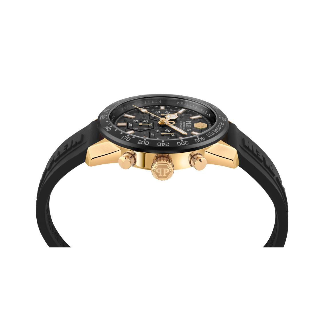 Philipp Plein Date Superlative 44 mm Black Dial Analog Men Watch- PWPYA0224