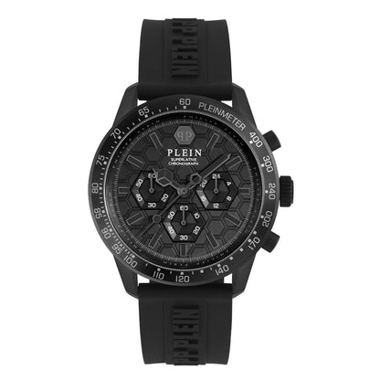 Philipp Plein Date Superlative 44 mm Black Dial Analog Men Watch- PWPYA0324