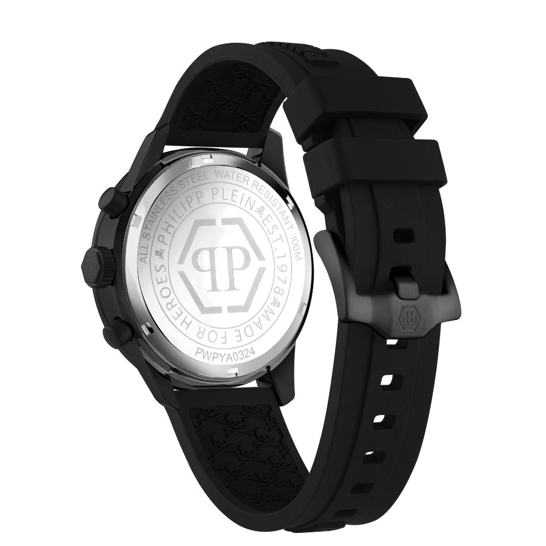 Philipp Plein Date Superlative 44 mm Black Dial Analog Men Watch- PWPYA0324