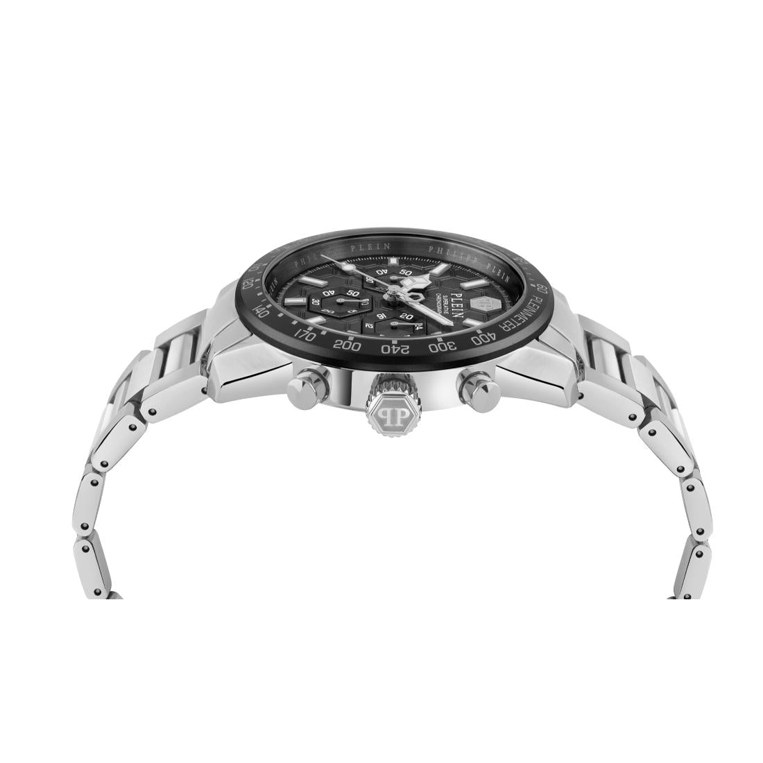 Philipp Plein Date Superlative 44 mm Black Dial Analog Men Watch PWPYA0424