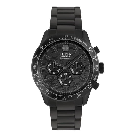 Philipp Plein Date Superlative 44 mm Black Dial Analog Men Watch- PWPYA0624