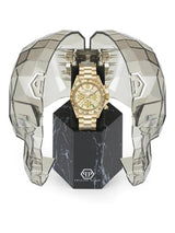 Philipp Plein Women 38 mm Size Gold Dial Analog Watch PWSBA0223