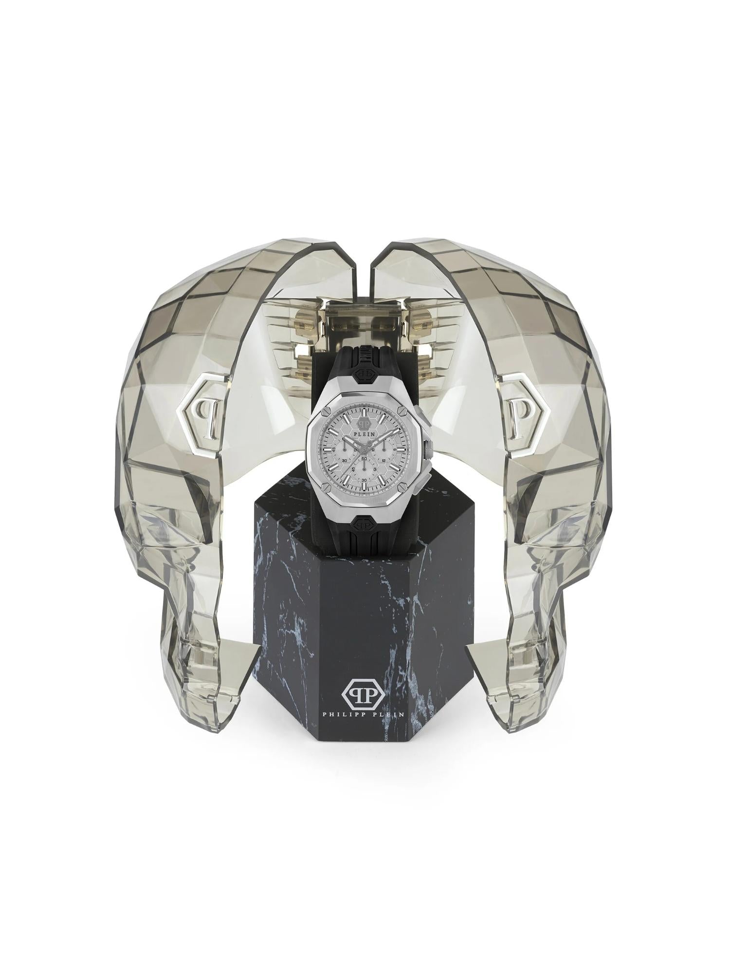 Philipp Plein Men 45 mm Size Grey Dial Analog Watch PWTBA0123