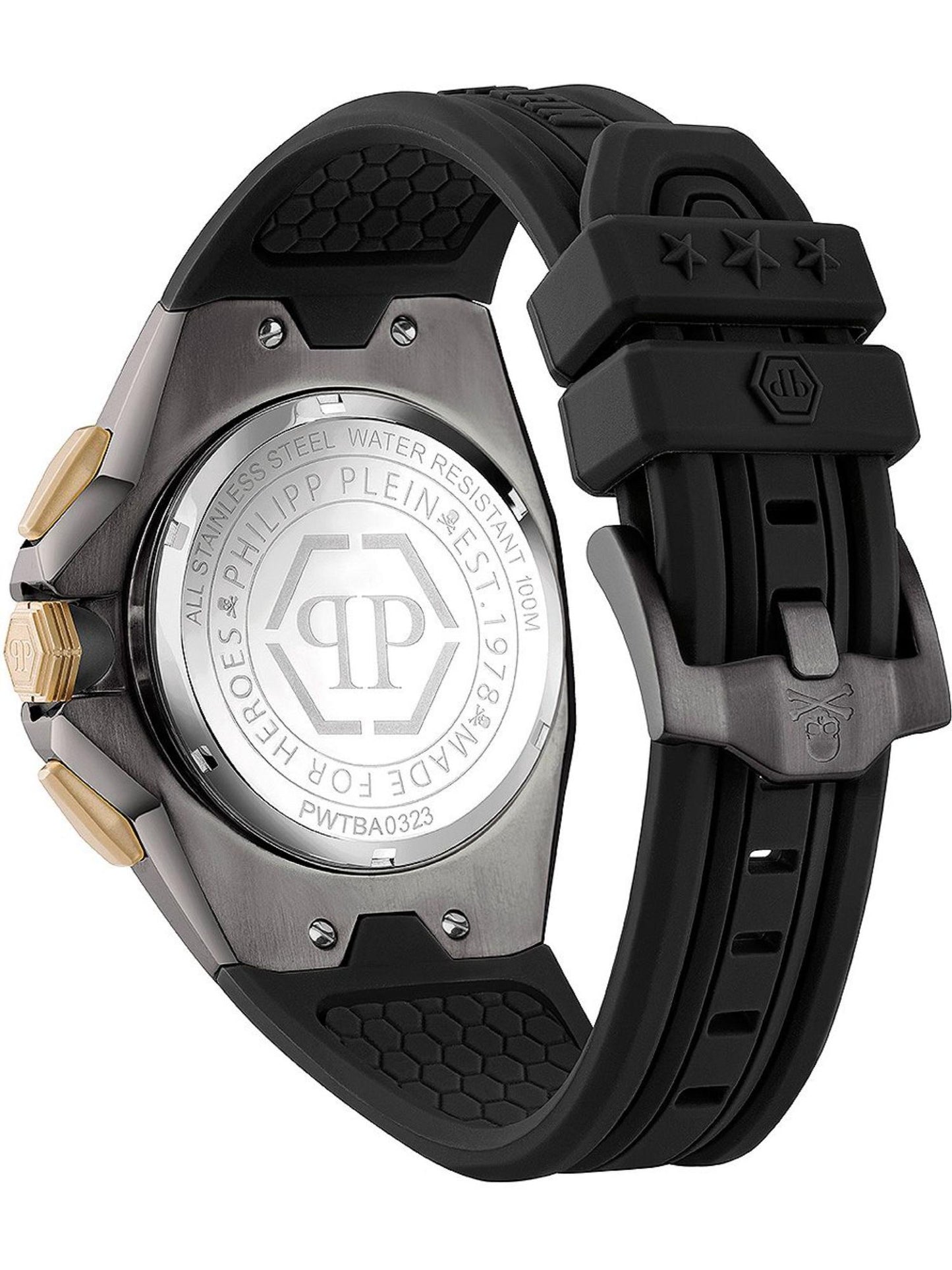 Philipp Plein Men 45 mm Size Brown Dial Analog Watch - PWTBA0323