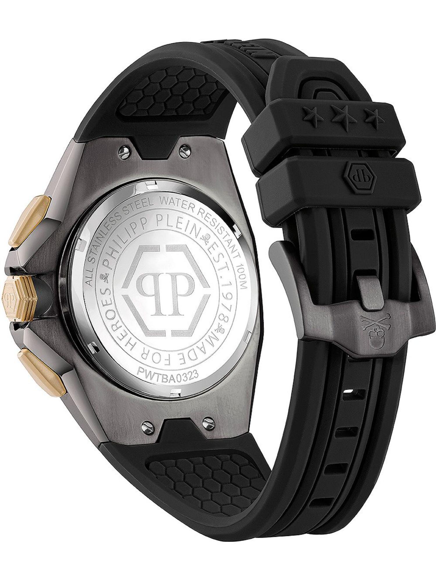 Philipp Plein Men 45 mm Size Brown Dial Analog Watch PWTBA0323