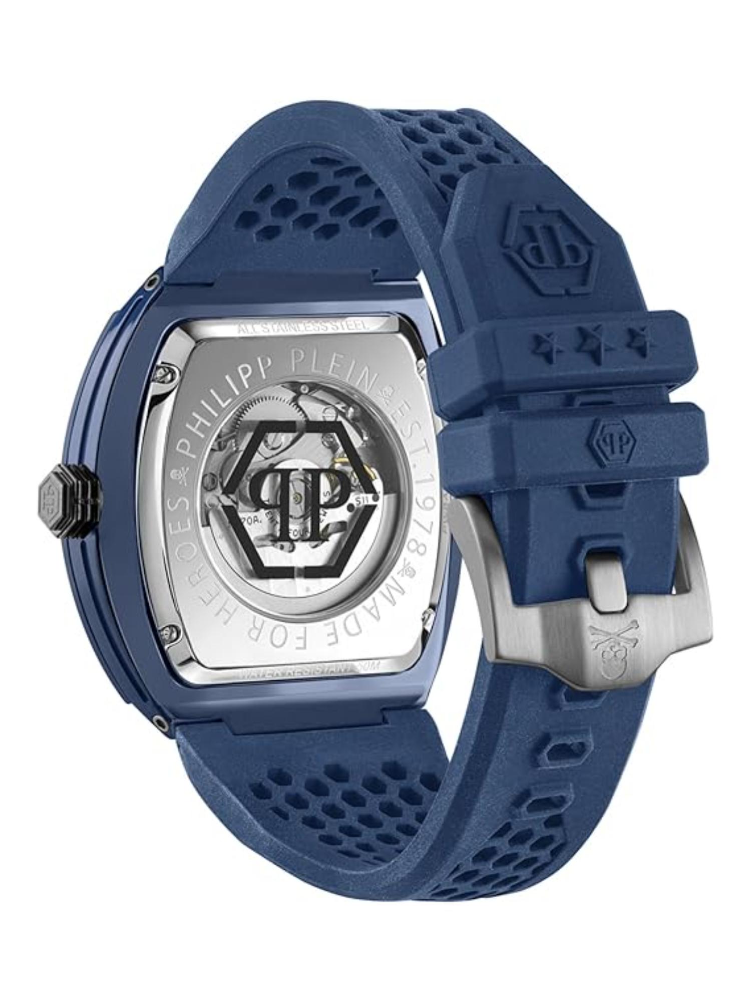 Philipp Plein Men 44 mm Size Blue Dial Analog Watch PWVBA0323
