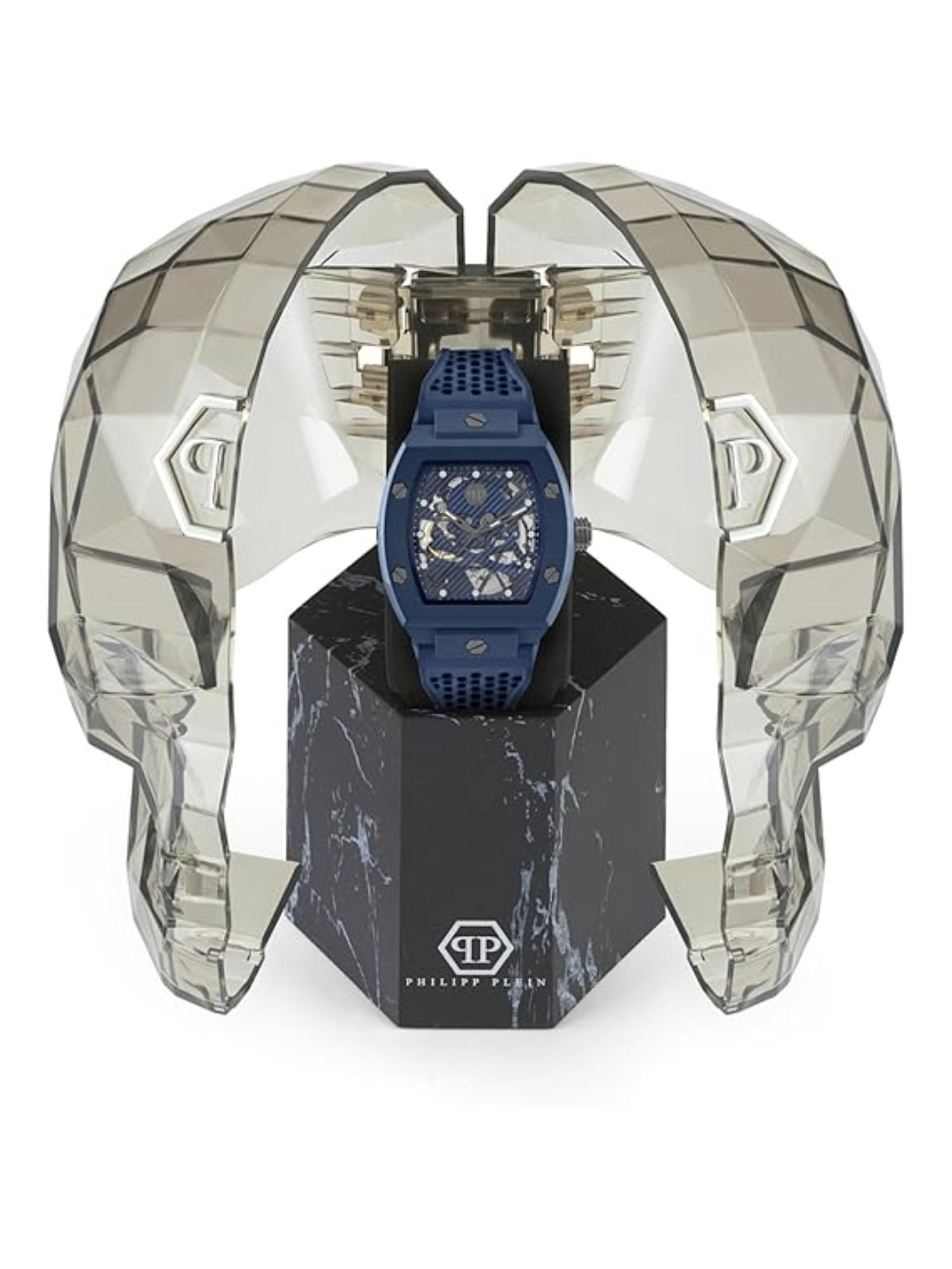 Philipp Plein Men 44 mm Size Blue Dial Analog Watch PWVBA0323
