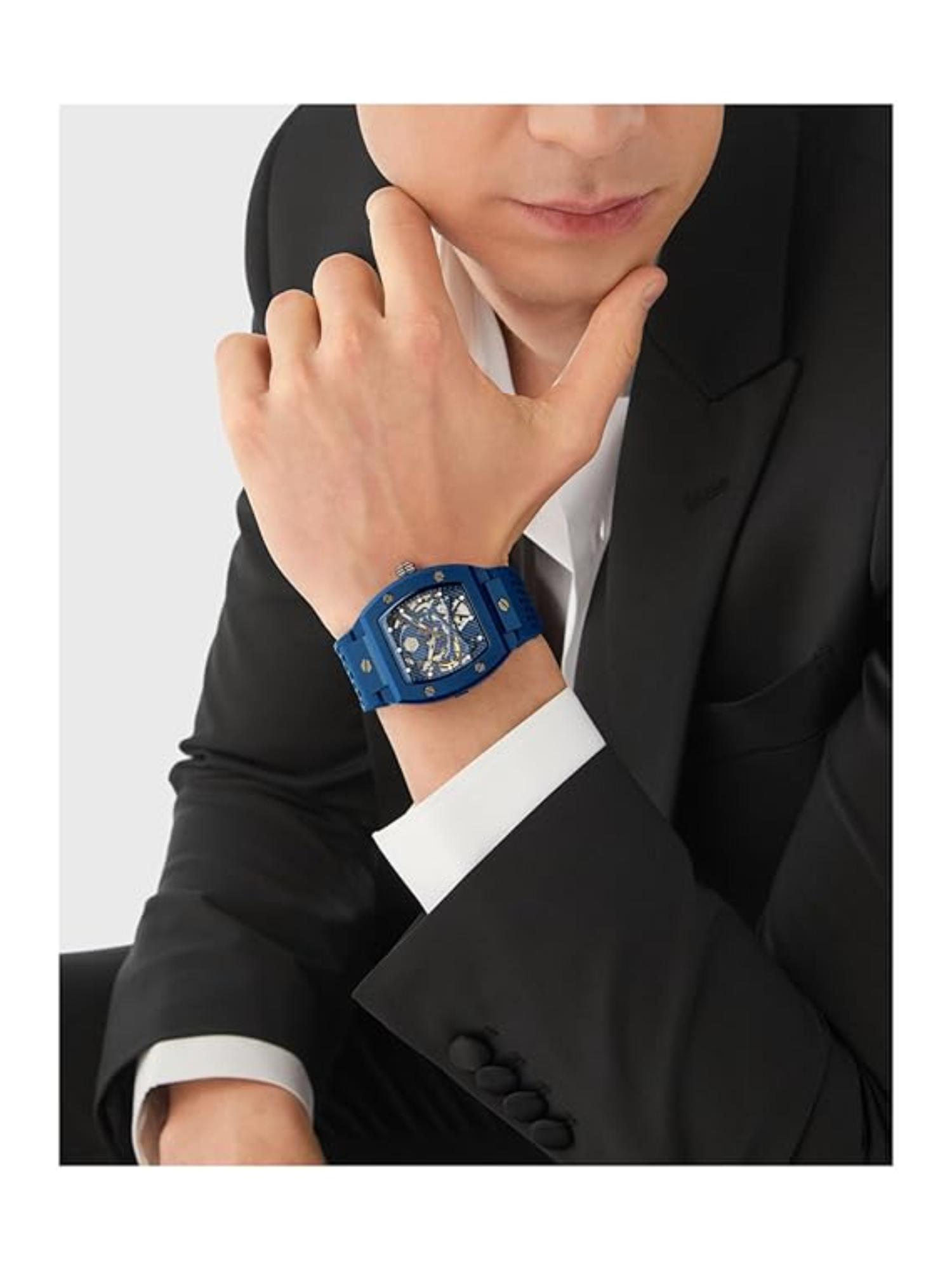 Philipp Plein Men 44 mm Size Blue Dial Analog Watch PWVBA0323