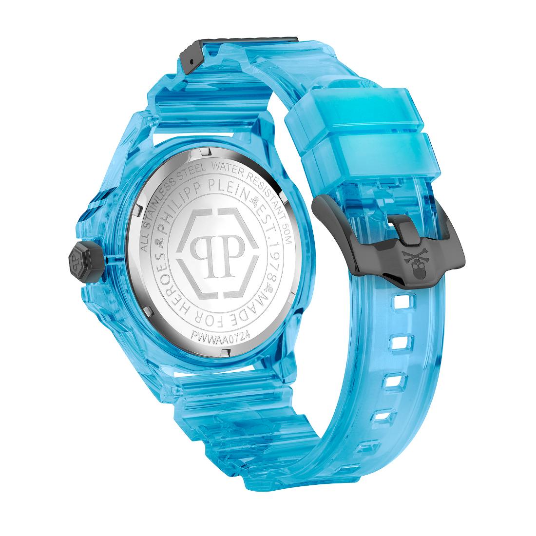 Philipp Plein Date Superlative 45 mm Black Dial Analog Men Watch- PWWAA0724