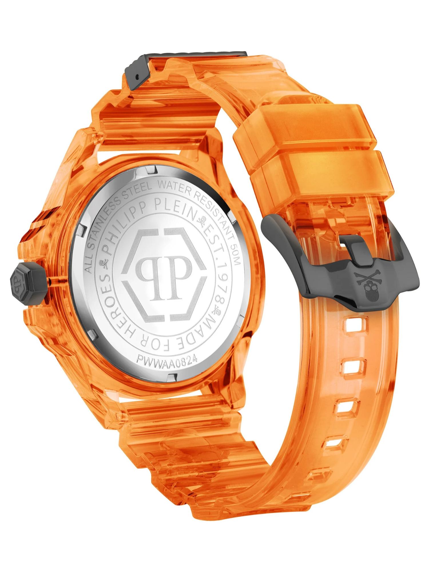 Philipp Plein Men 44 mm Size Black Dial Analog Watch PWWAA0824