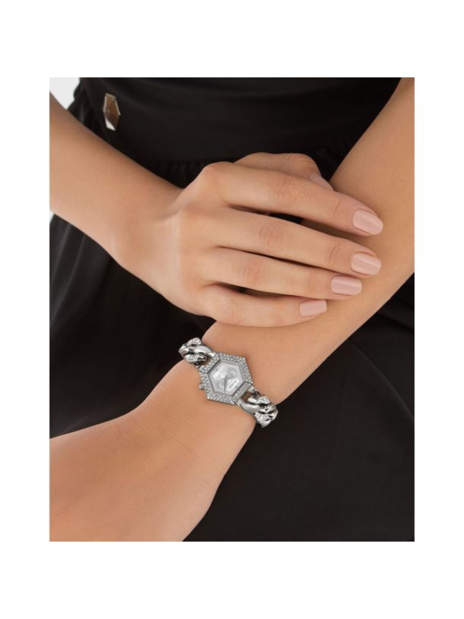 Philipp Plein Women 28 mm Size Silver Dial Analog Watch PWWBA0123