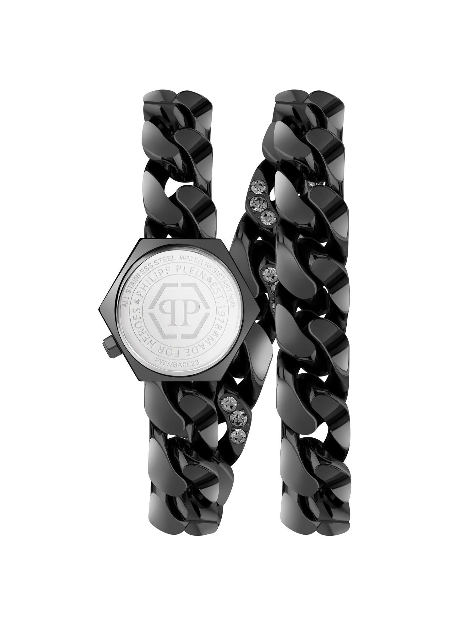 Philipp Plein Women 28 mm Size Black Dial Analog Watch PWWBA0623