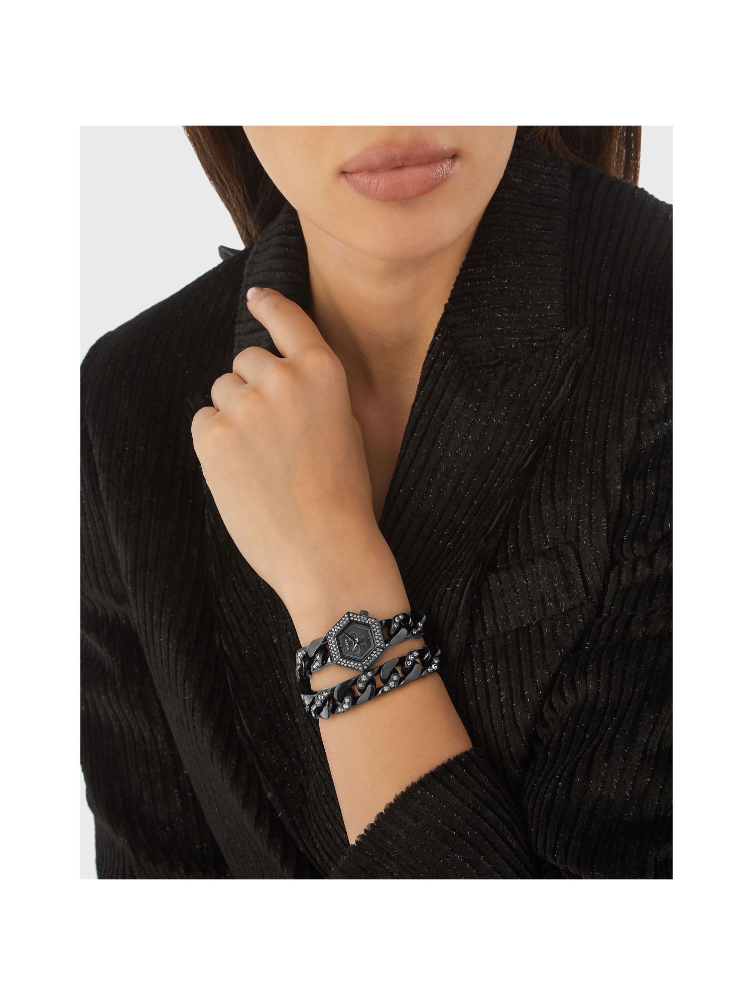 Philipp Plein Women 28 mm Size Black Dial Analog Watch PWWBA0623