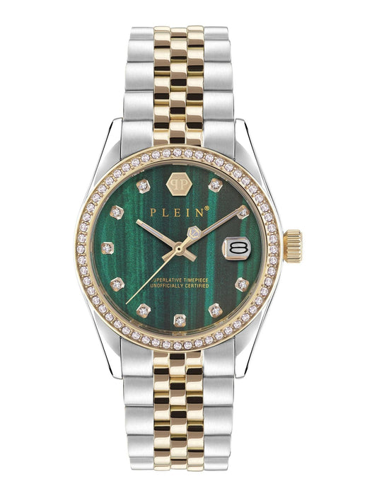 Philipp Plein Women 34 mm Size Green Dial Analog Watch - PWYAA0523