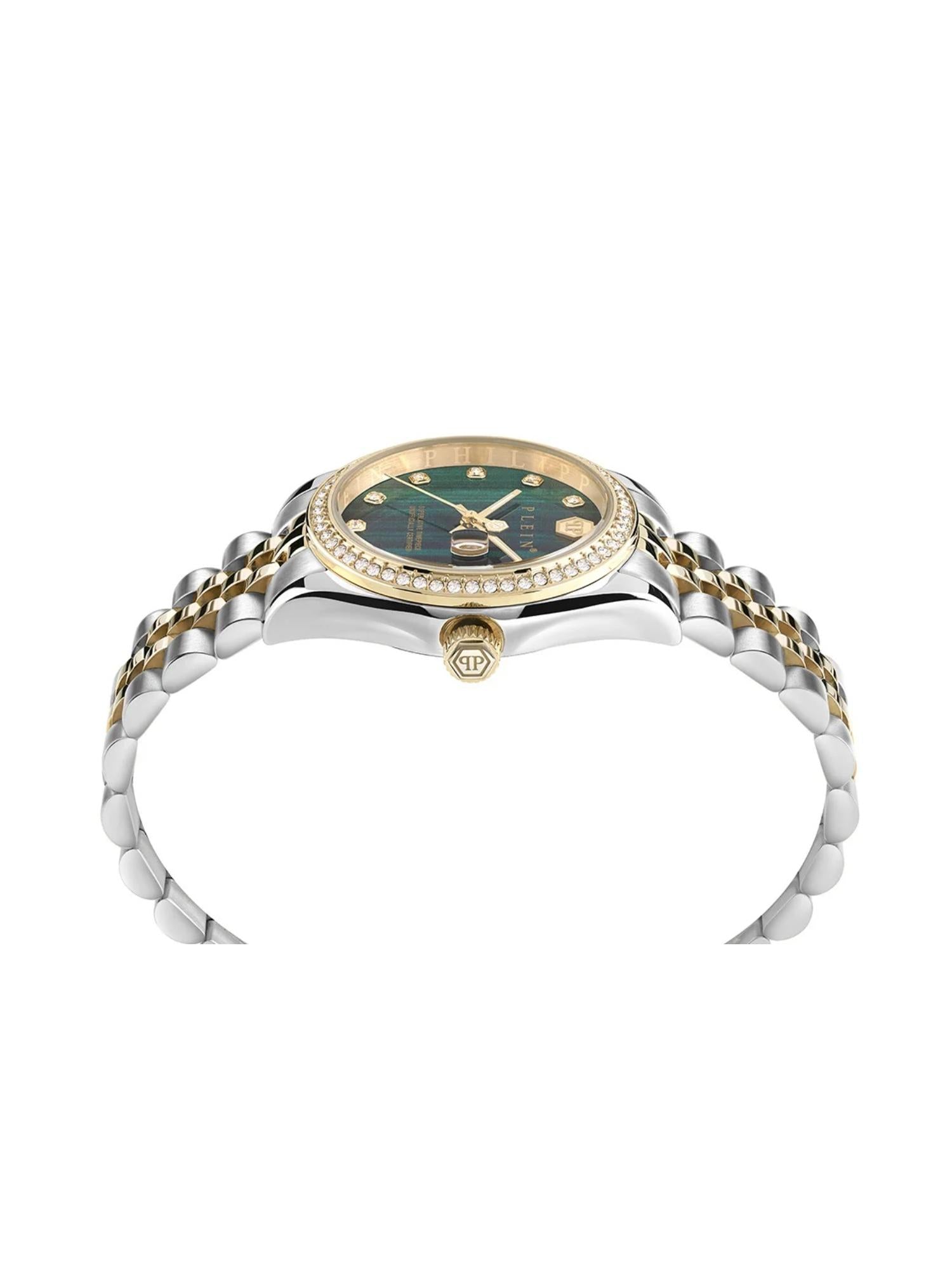 Philipp Plein Women 34 mm Size Green Dial Analog Watch PWYAA0523
