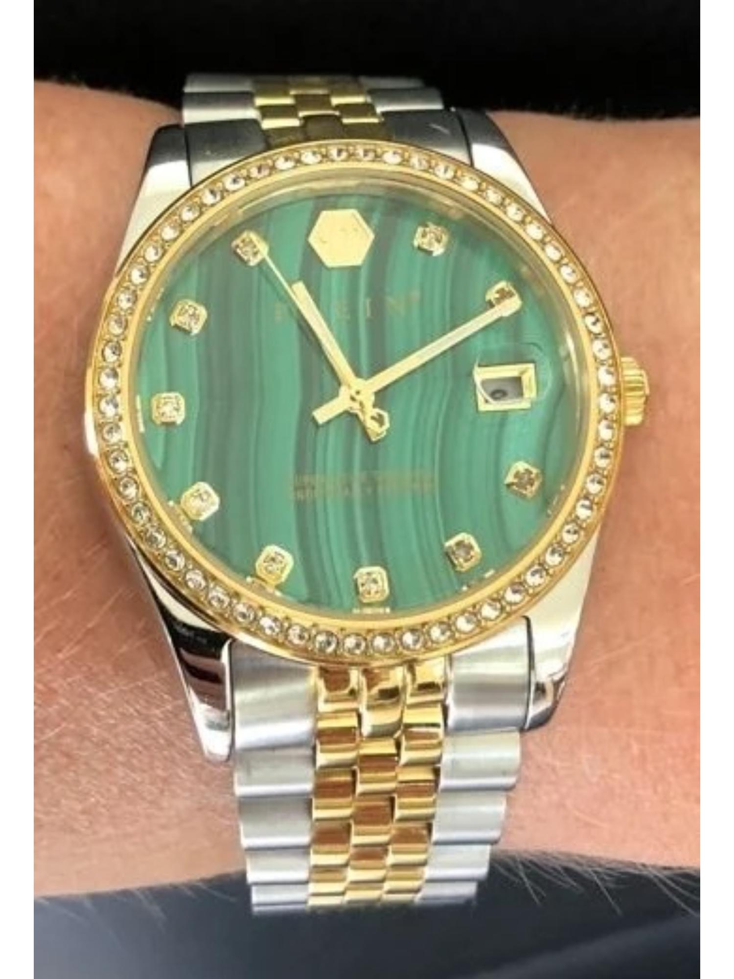 Philipp Plein Women 34 mm Size Green Dial Analog Watch PWYAA0523