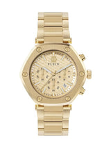 Philipp Plein Men 42 mm Size Gold Dial Analog Watch PWZBA0523
