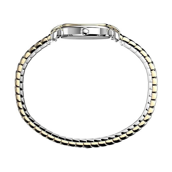 Timex Men 25 mm Quartz Analog Silver Dial Leather Strap Watch T21854