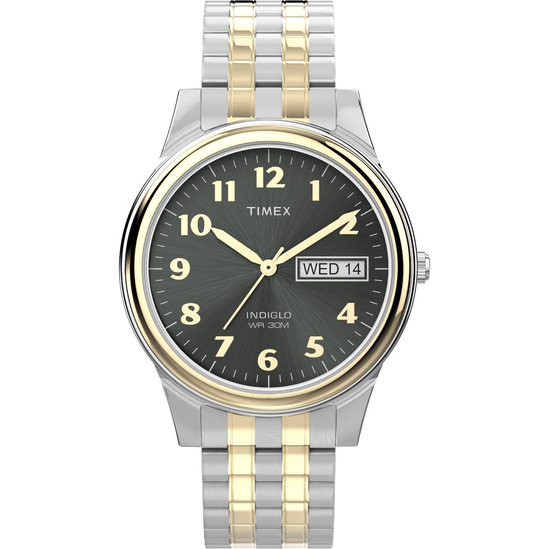 Timex Main Street 35 mm Black Dial Men Analog Watch- T26481