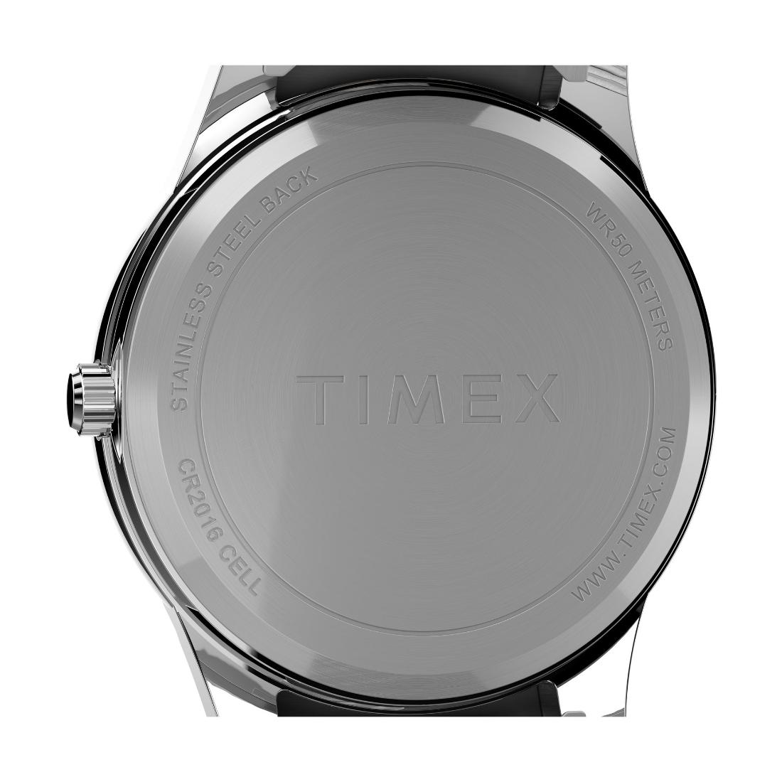 Timex Main Street 35 mm Black Dial Men Analog Watch T26481