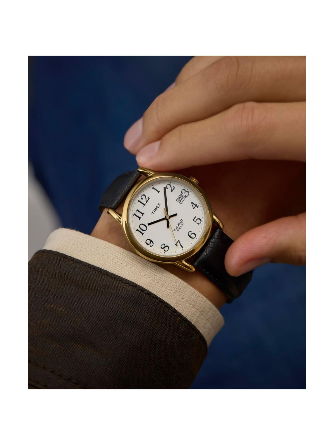 Timex Easy Reader 35 mm White Dial Men Analog Watch T2H291
