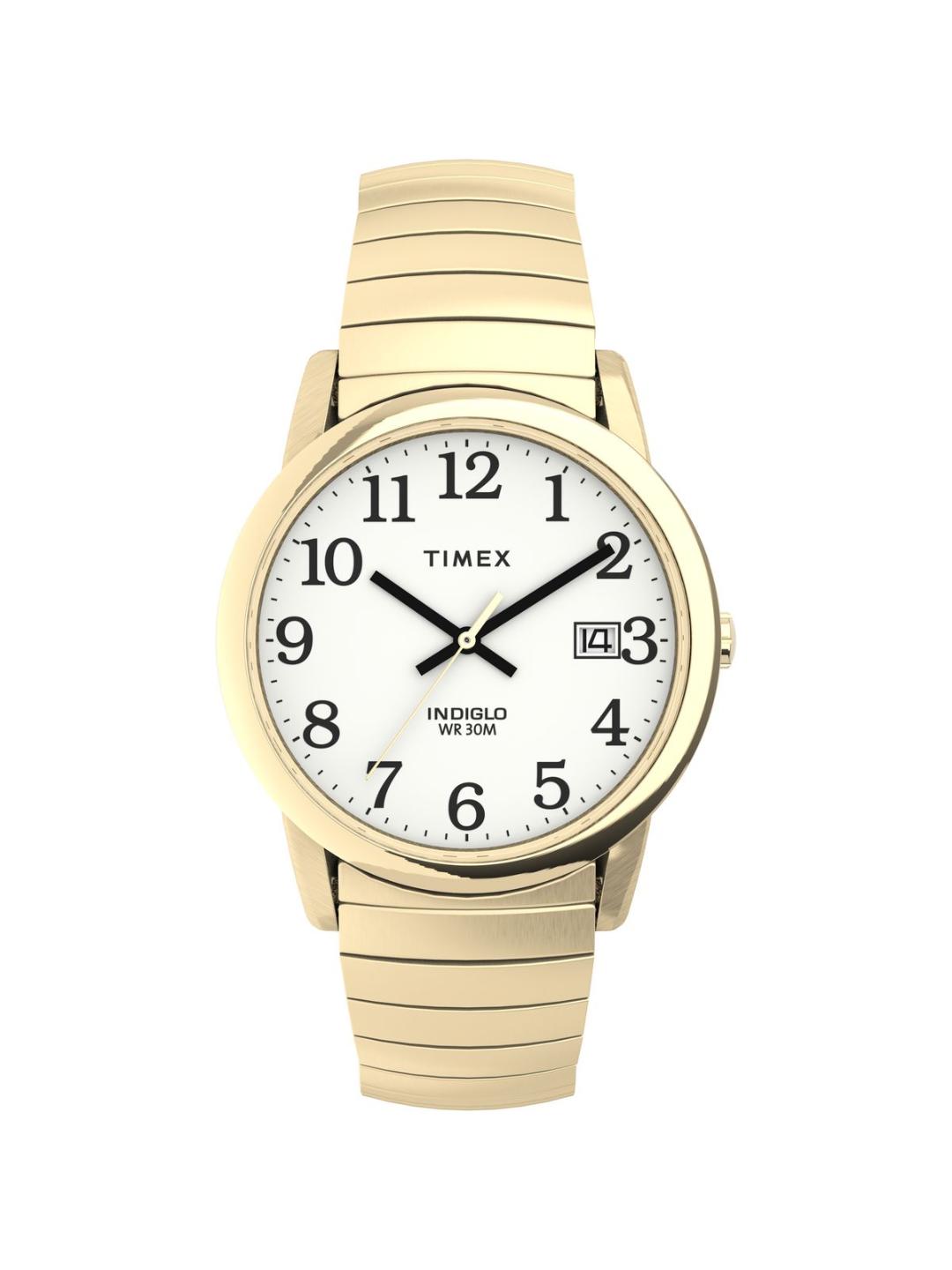 Timex Easy Reader 35 mm White Dial Men Analog Watch T2H301
