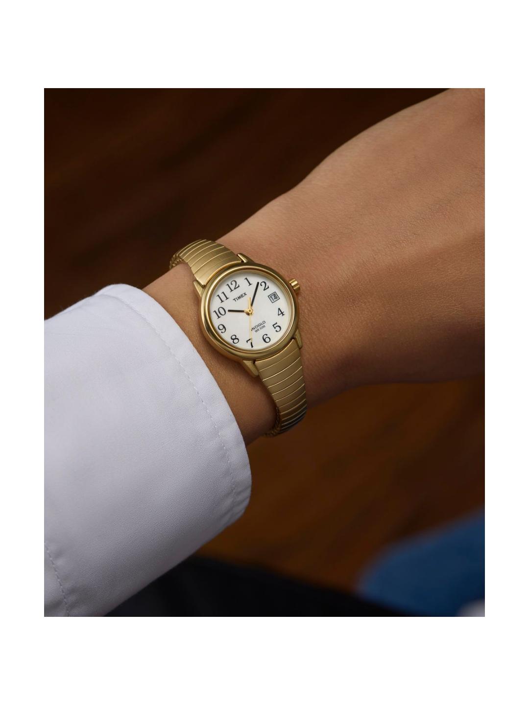 Timex Easy Reader 25 mm White Dial Women Analog Watch T2H351
