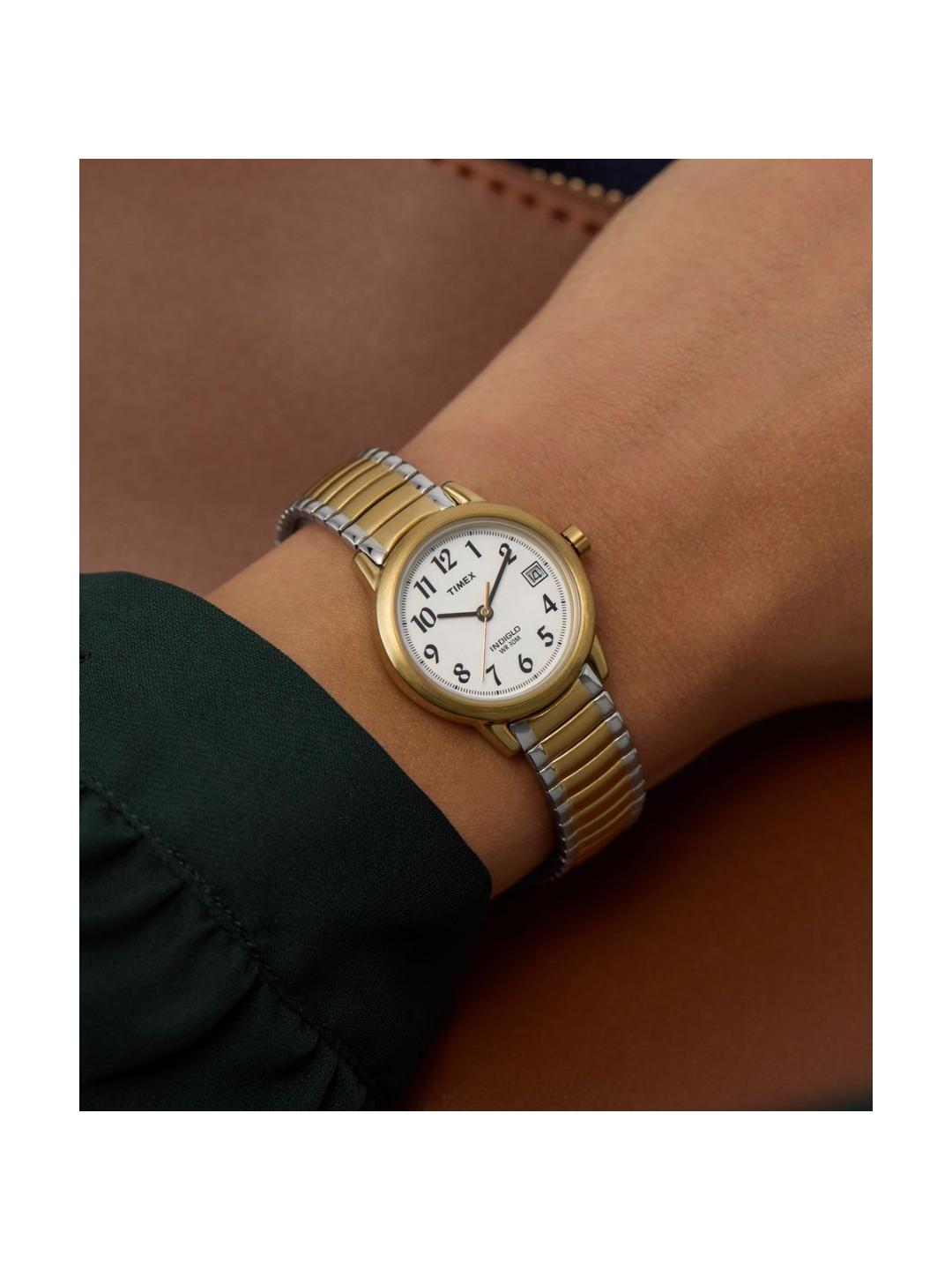 Timex Easy Reader 25 mm White Dial Women Analog Watch T2H491