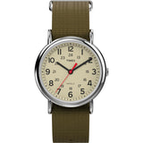 Timex Weekender 38 mm Cream Dial Unisex Analog Watch- T2N651