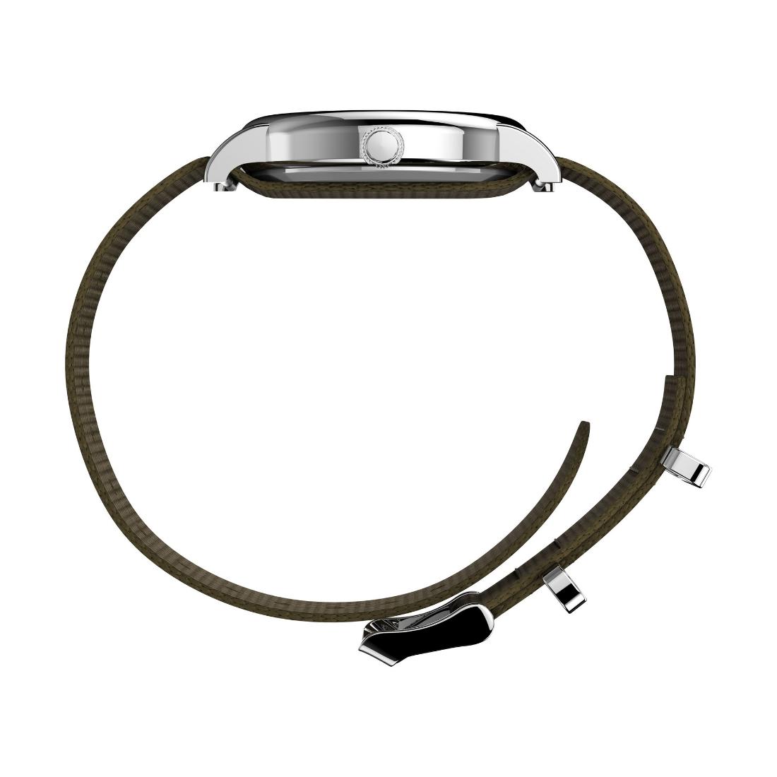 Timex Weekender 38 mm Cream Dial Unisex Analog Watch- T2N651