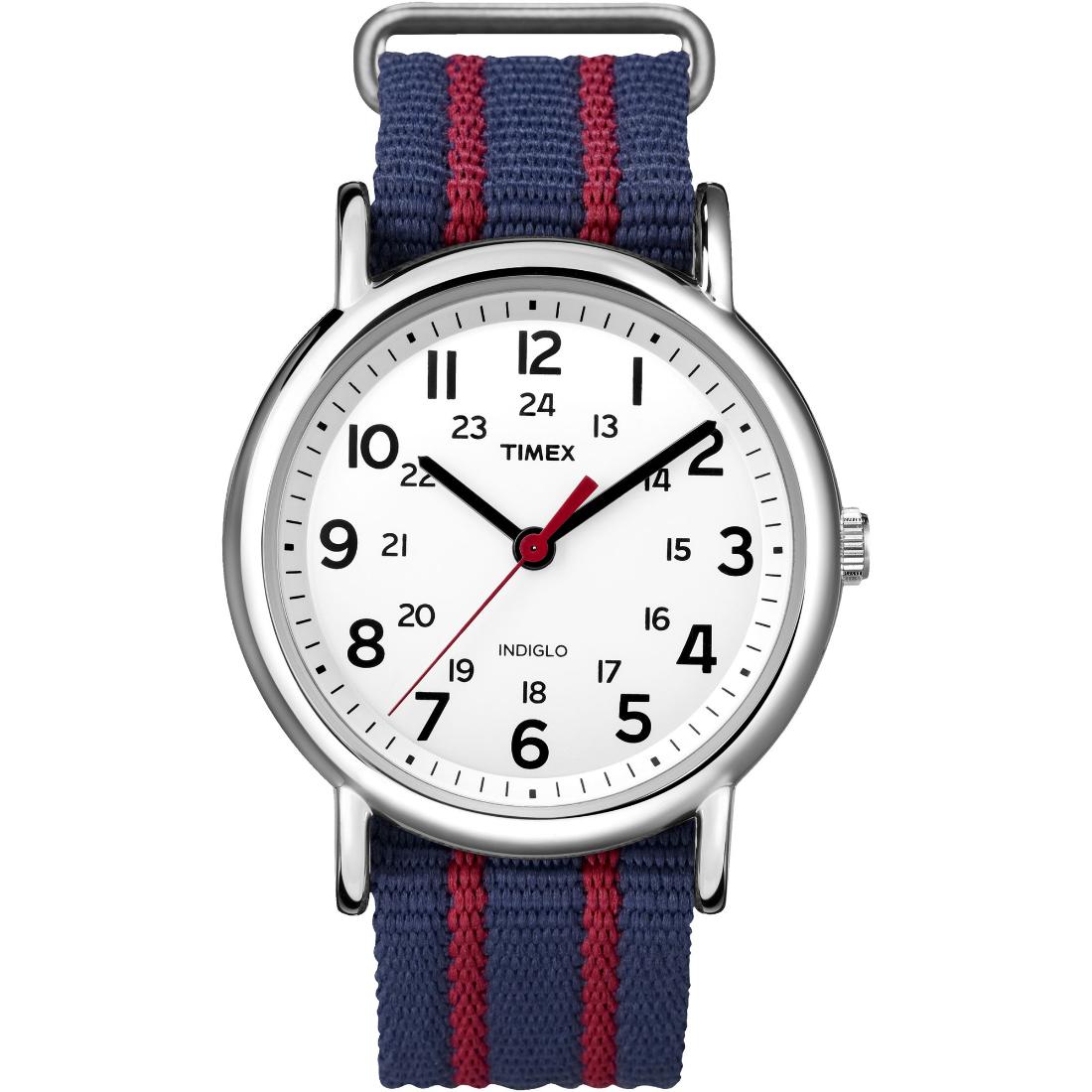 Timex Weekender 38 mm White Dial Unisex Analog Watch- T2N747