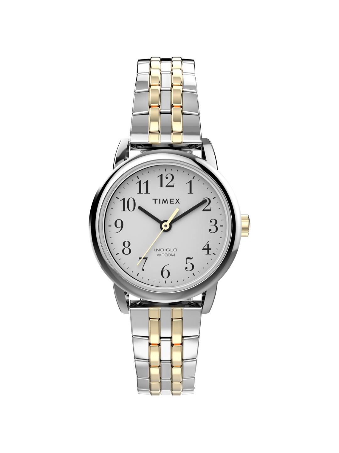 Timex Easy Reader 25 mm White Dial Women Analog Watch T2P298