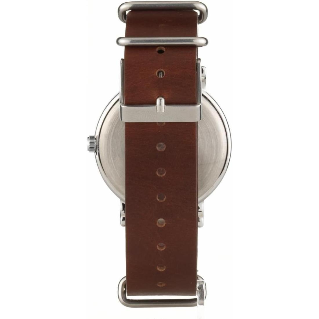 Timex Men 40 mm Size Cream Dial Analog Watch T2P495