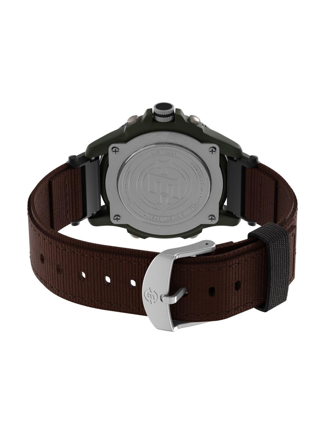 Timex Expedition 39 mm Tan Dial Men Ani-Digi Watch T45181