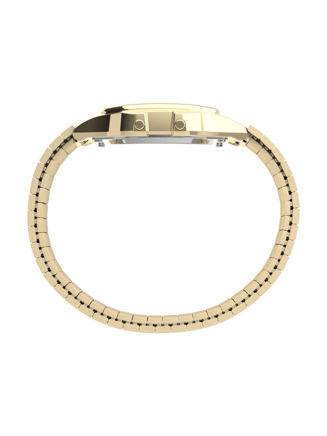 Timex Main Street 34 mm Gold Dial Men Digital Watch T78677