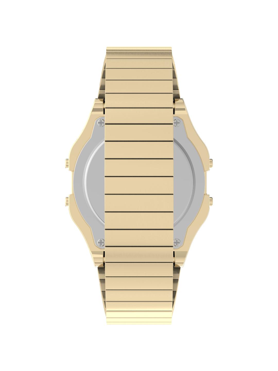 Timex Main Street 34 mm Gold Dial Men Digital Watch T78677