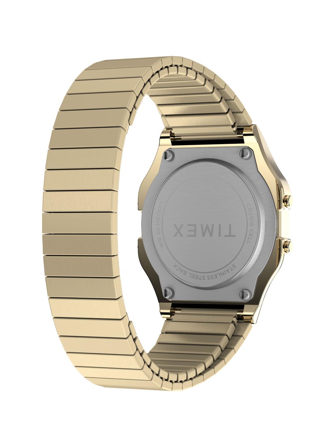 Timex Main Street 34 mm Gold Dial Men Digital Watch T78677