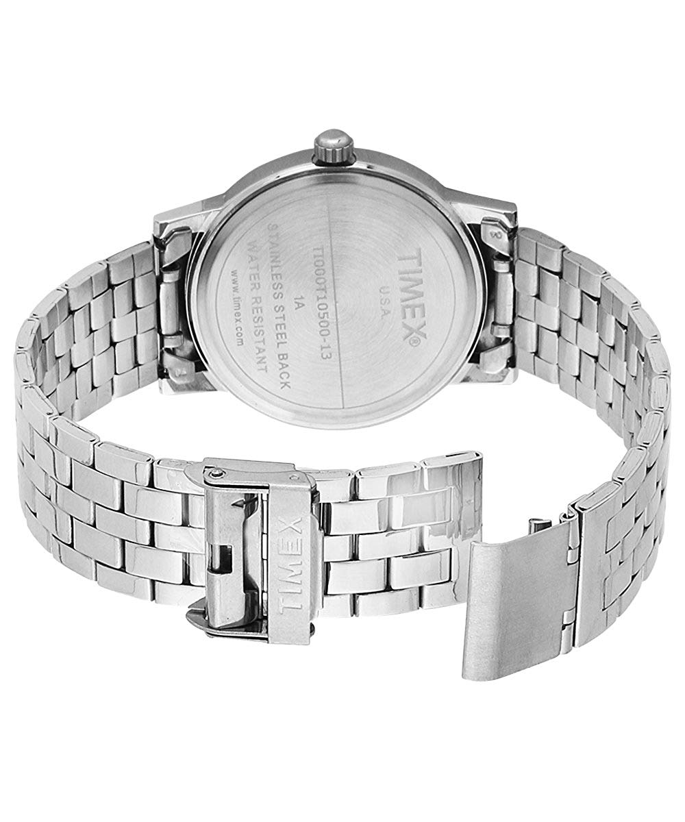 Timex Silver Dial Men Analog Watch - TI000T10500