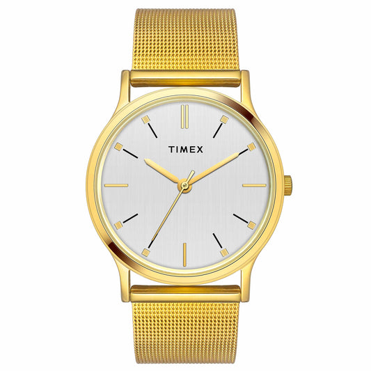 Timex Silver Dial Men Analog Watch - TW000R454