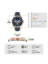 Timex Fashion 43mm Blue Dial Analog Men Watch TW000T310