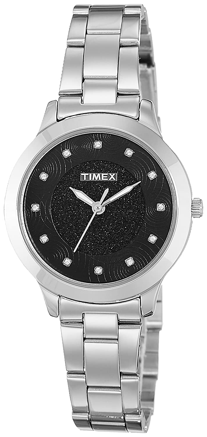 Timex 32 mm Black Dial Women Analog Watch TW000T612