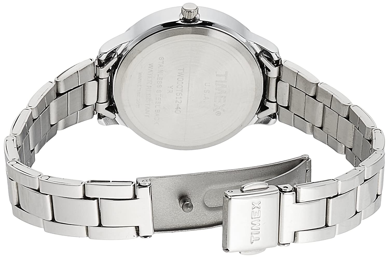 Timex 32 mm Black Dial Women Analog Watch TW000T612