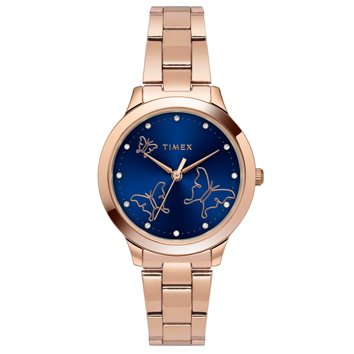 Timex 32 mm Blue Dial Women Analog Watch TW000T631